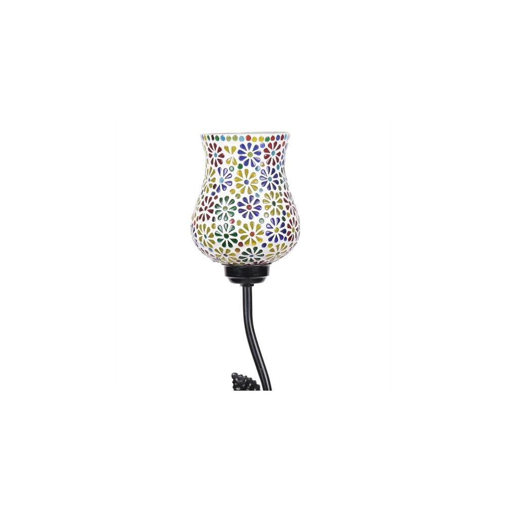 Rothwell Black Glass Shade Floor Lamp