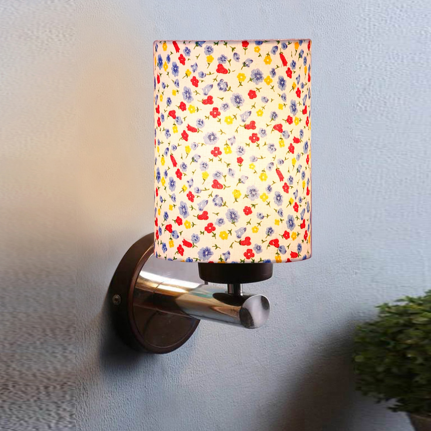 Devansh Metal Electric Wall Light in Multi Colour with Multi Shade Count of 1 Light - Devansh