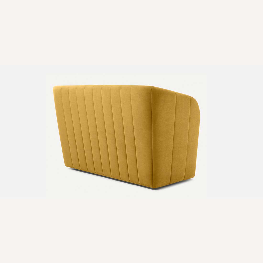 Candler Fabric Sofa (Yellow)