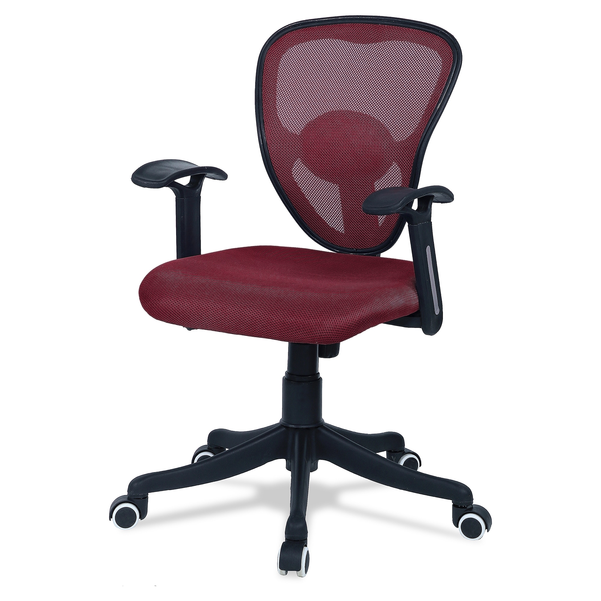 Aaeroa Low Back Ergonomic Chair in Maroon Colour