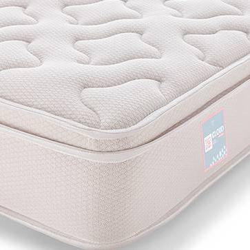 Cloud Eurotop Pocket Spring Queen Size Mattress with Latex (Mattress Thickness : 7 Inches, Mattress Dimensions : 78 x 60 in)