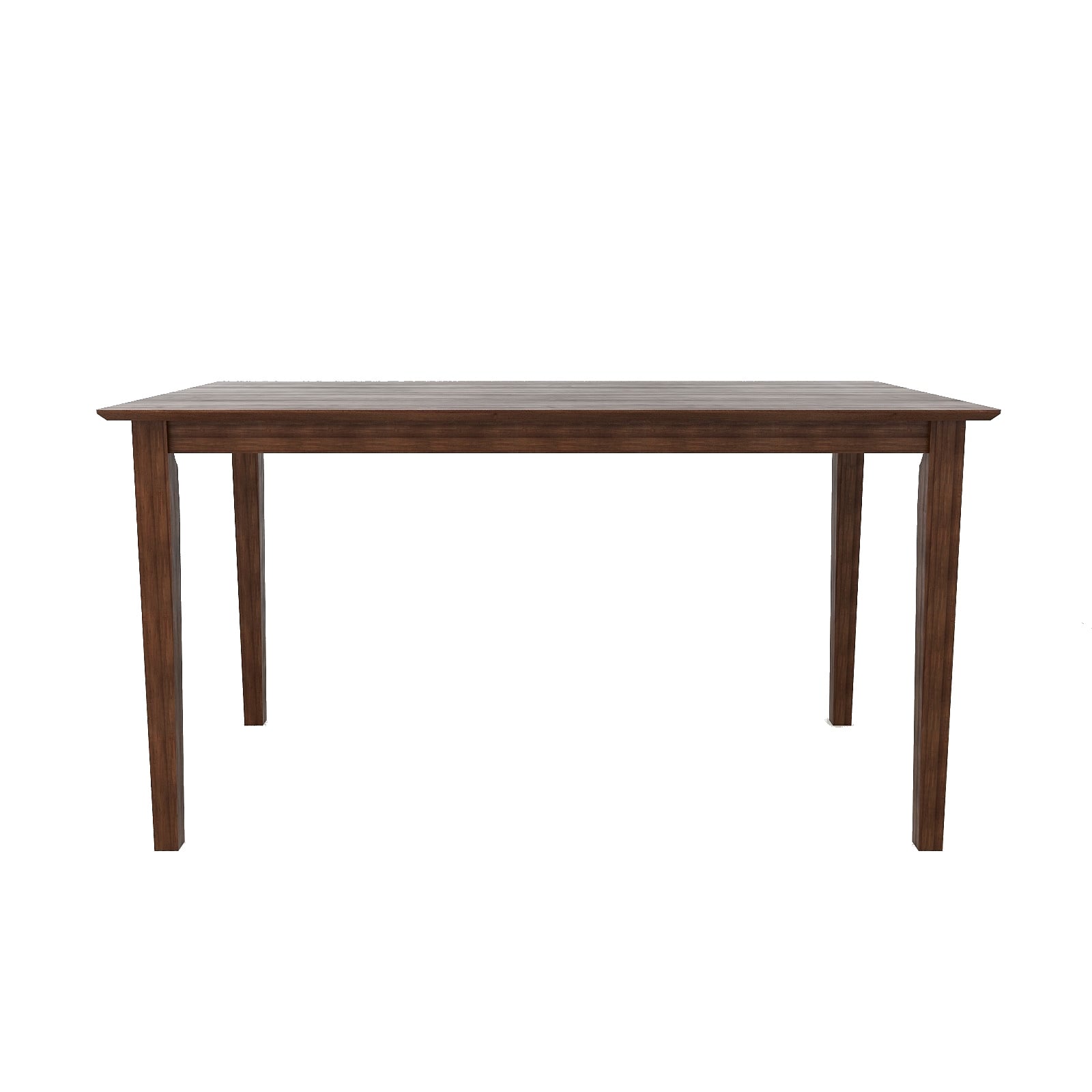 Monterey 6 Seater Dining Set with 1 Bench and 4 Chairs (Rubberwood, Dark Cappuccino Finish)