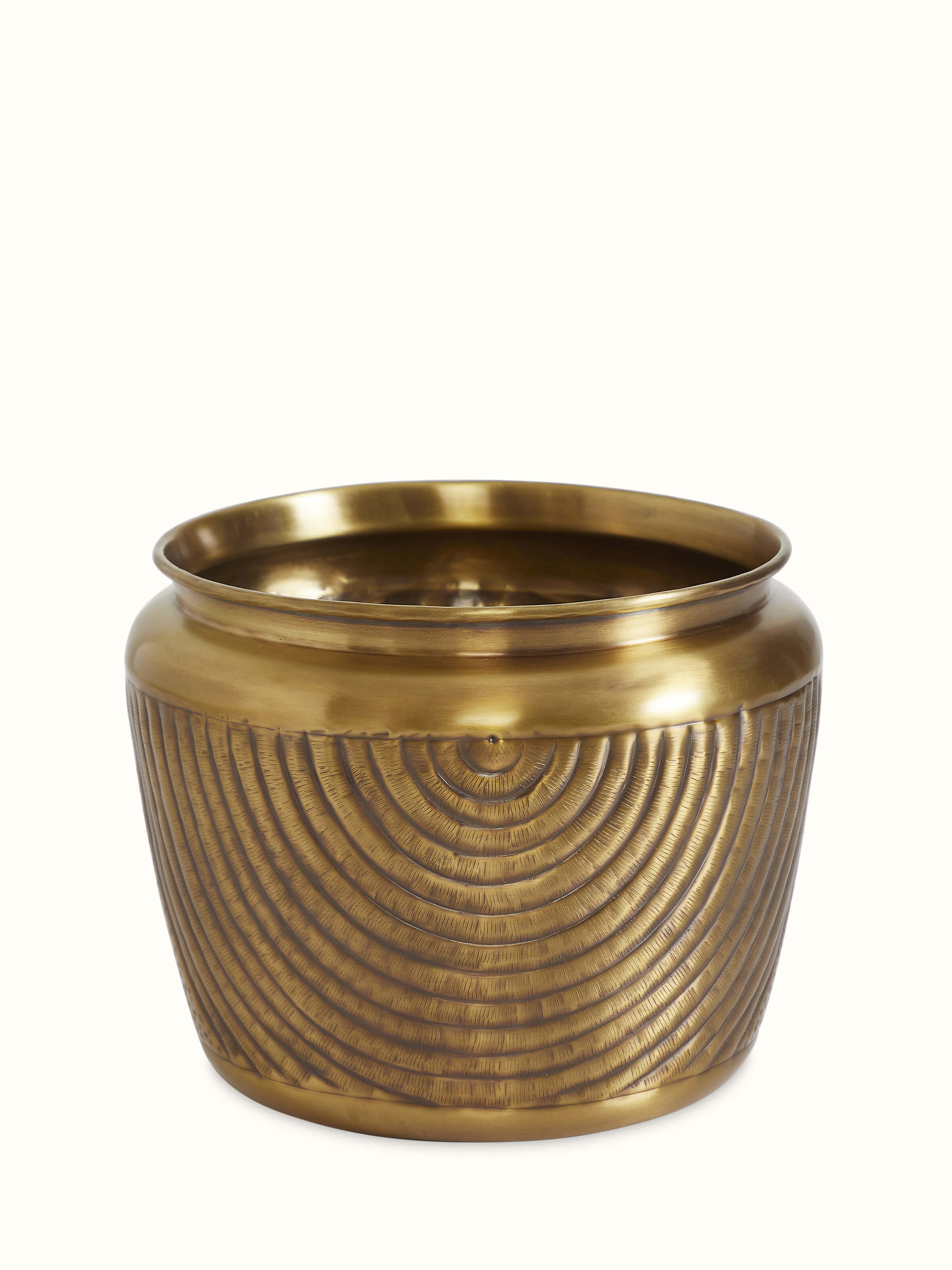 Detail shot of Traditional Brass Planter