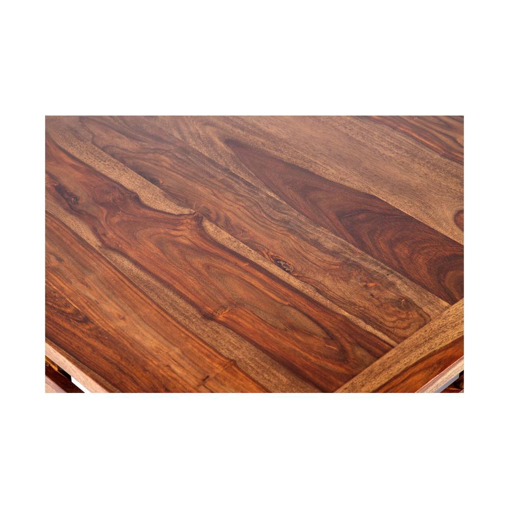 Montreal Sheesham Wood Coffee Table In Teak Finish