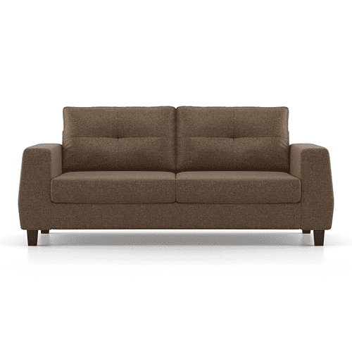 Edward 3 Seater Fabric Sofa (Mocha Brown)