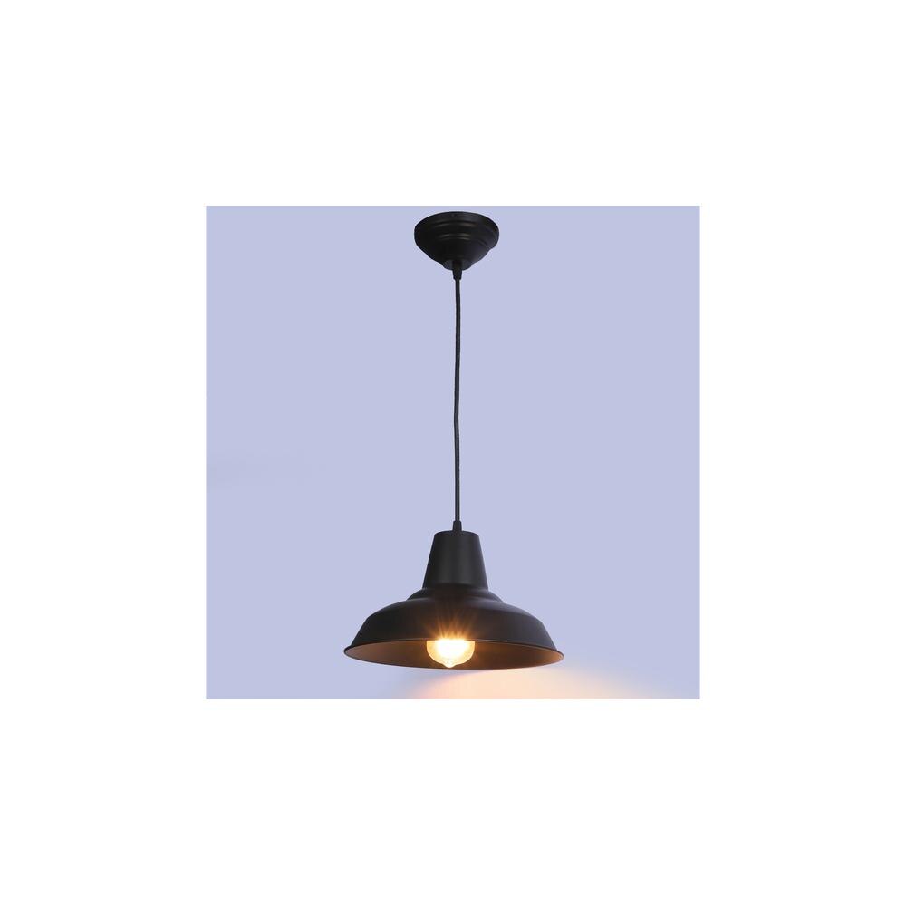 Opi Minimal Pastel Black Metal Single Hanging Light