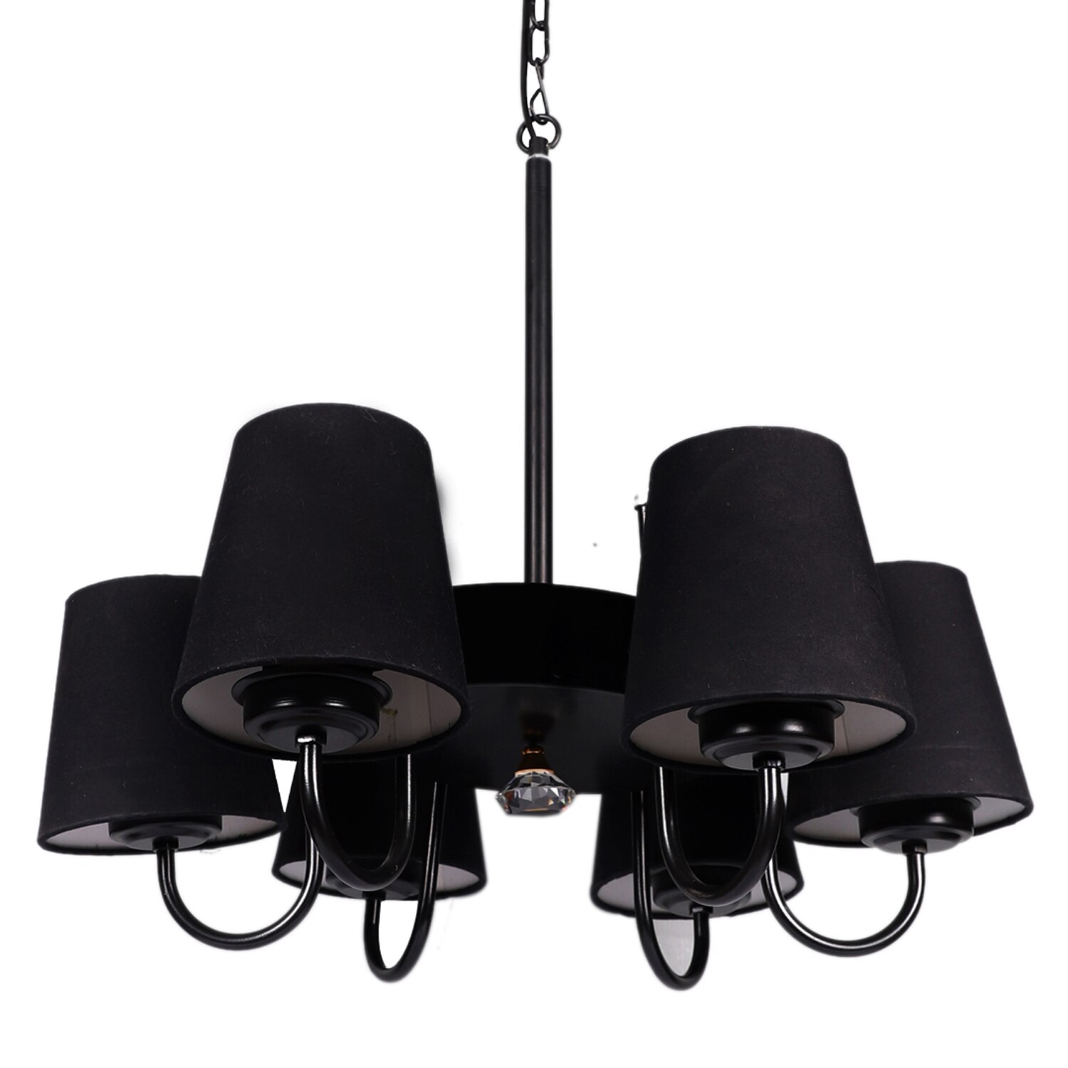 Devansh Steel Cotton Wall Mounted Lamp With Cotton Off White Shade