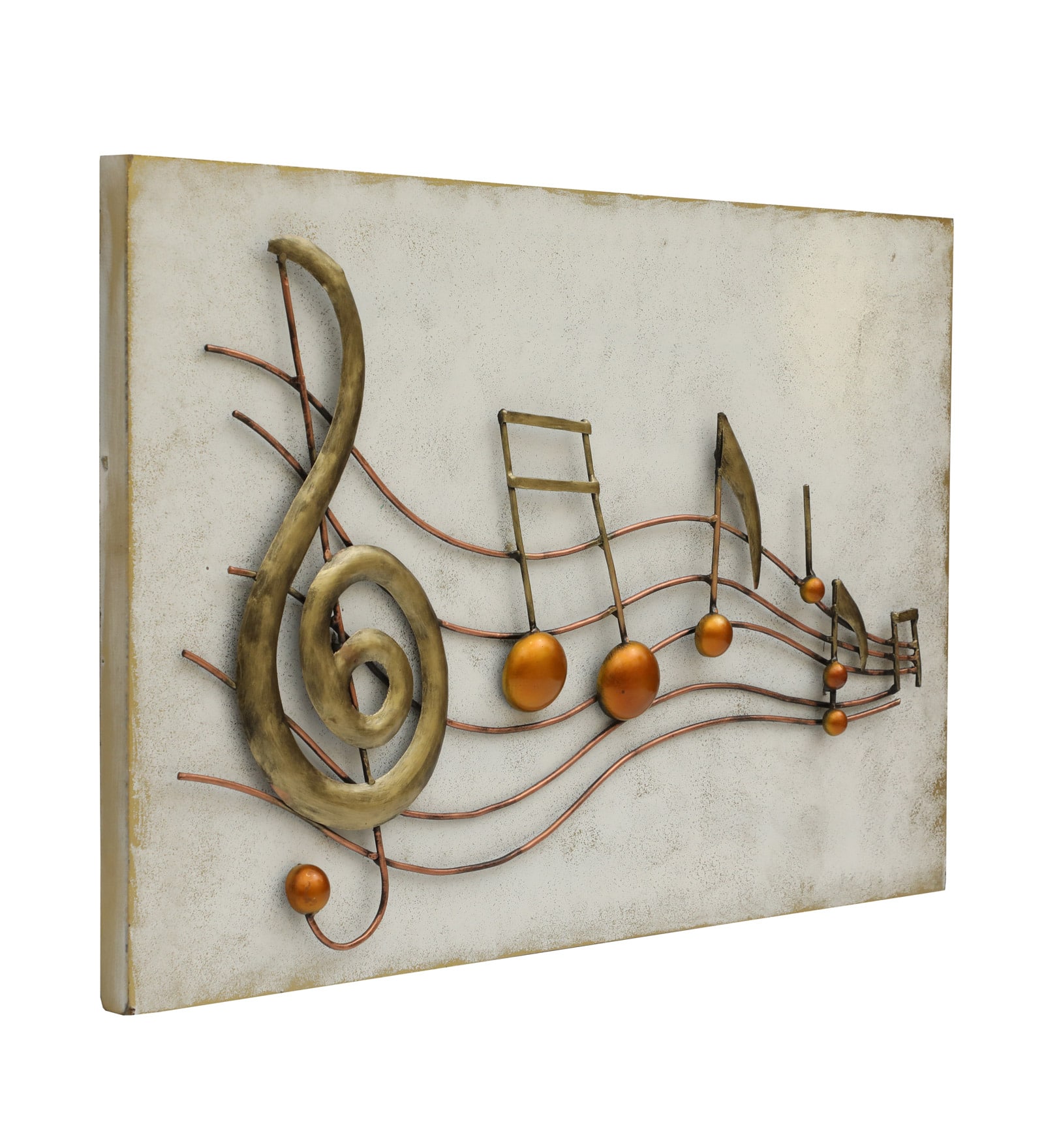 W-Birdie Abstract Metal Wall Decor in Multicolor Set of 1 - Vedas Exports
