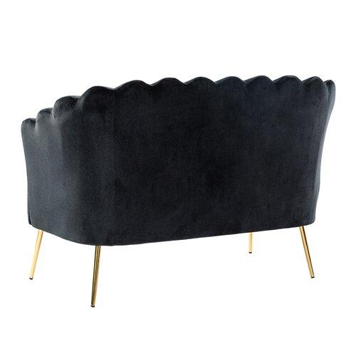 Ukraine Fabric Sofa (Black)