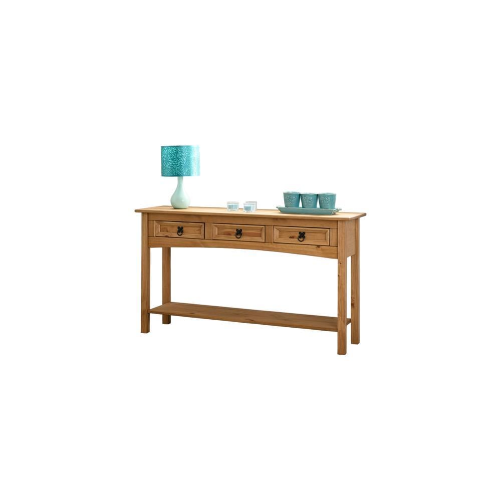 Leto Solid Wood Console Table