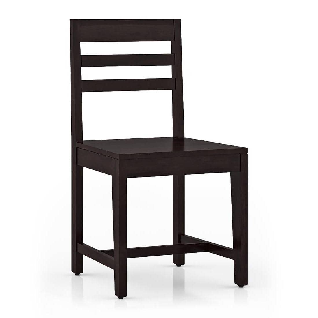 Oliver Solid Wood Dining Chair Set Of 2 In Mahogany Finish