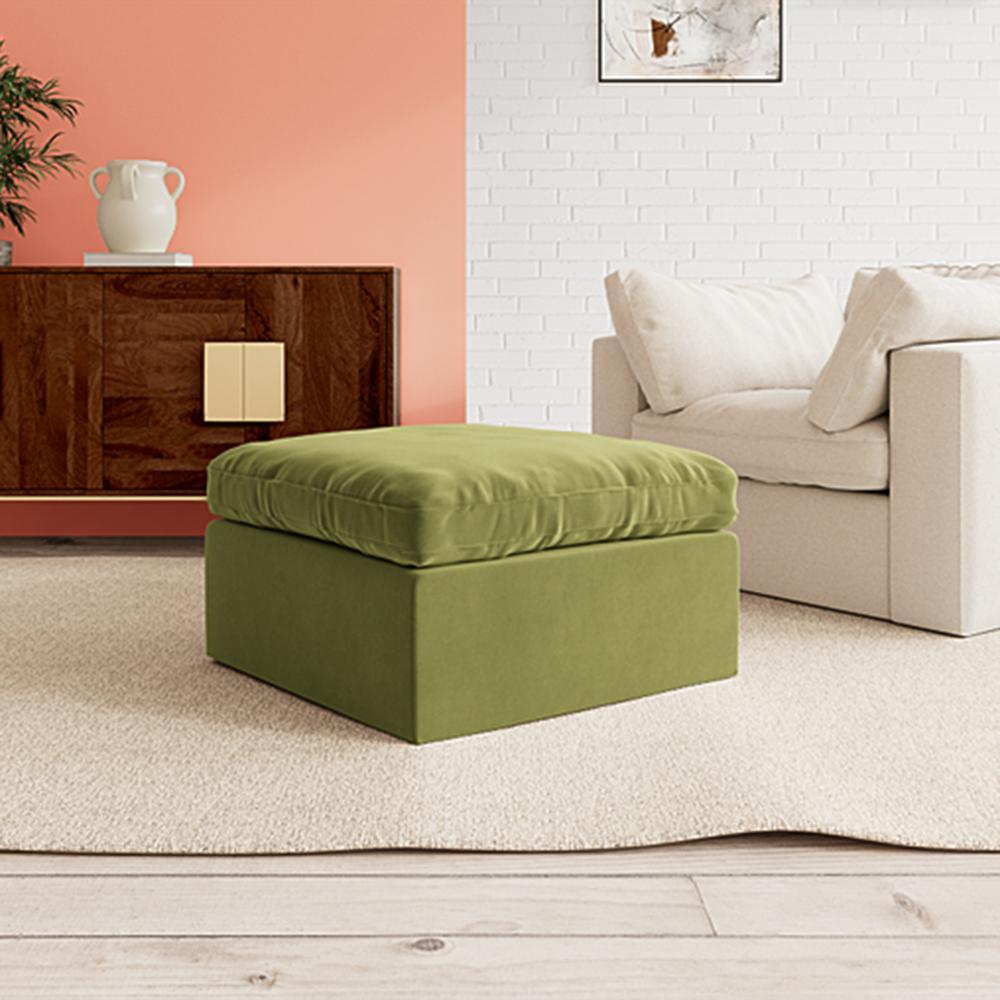 Seattle Ottoman Color in Mint Green