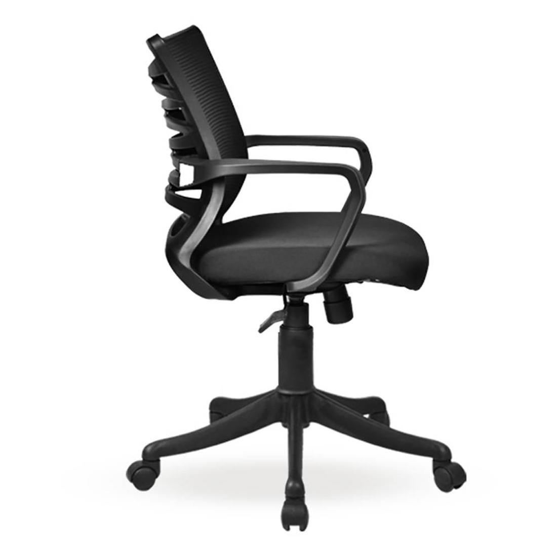 Dorsey Study Chair in Black Colour