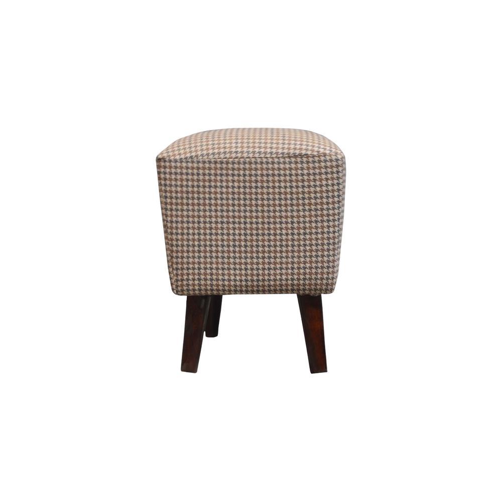 Classic Plush Puff (Brown & Gray)
