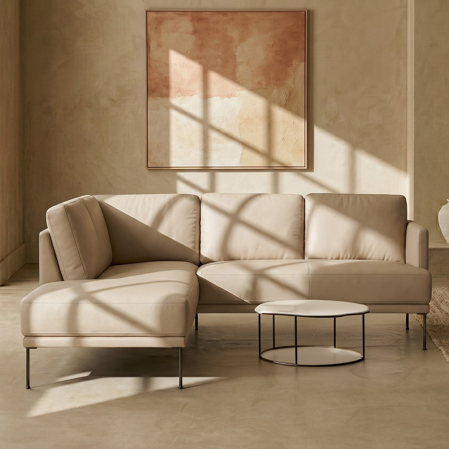 Modernelegance Wood Right Aligned 3-Seater With Upholstery Non Storage Sofa In Grey Colour - Nestroots
