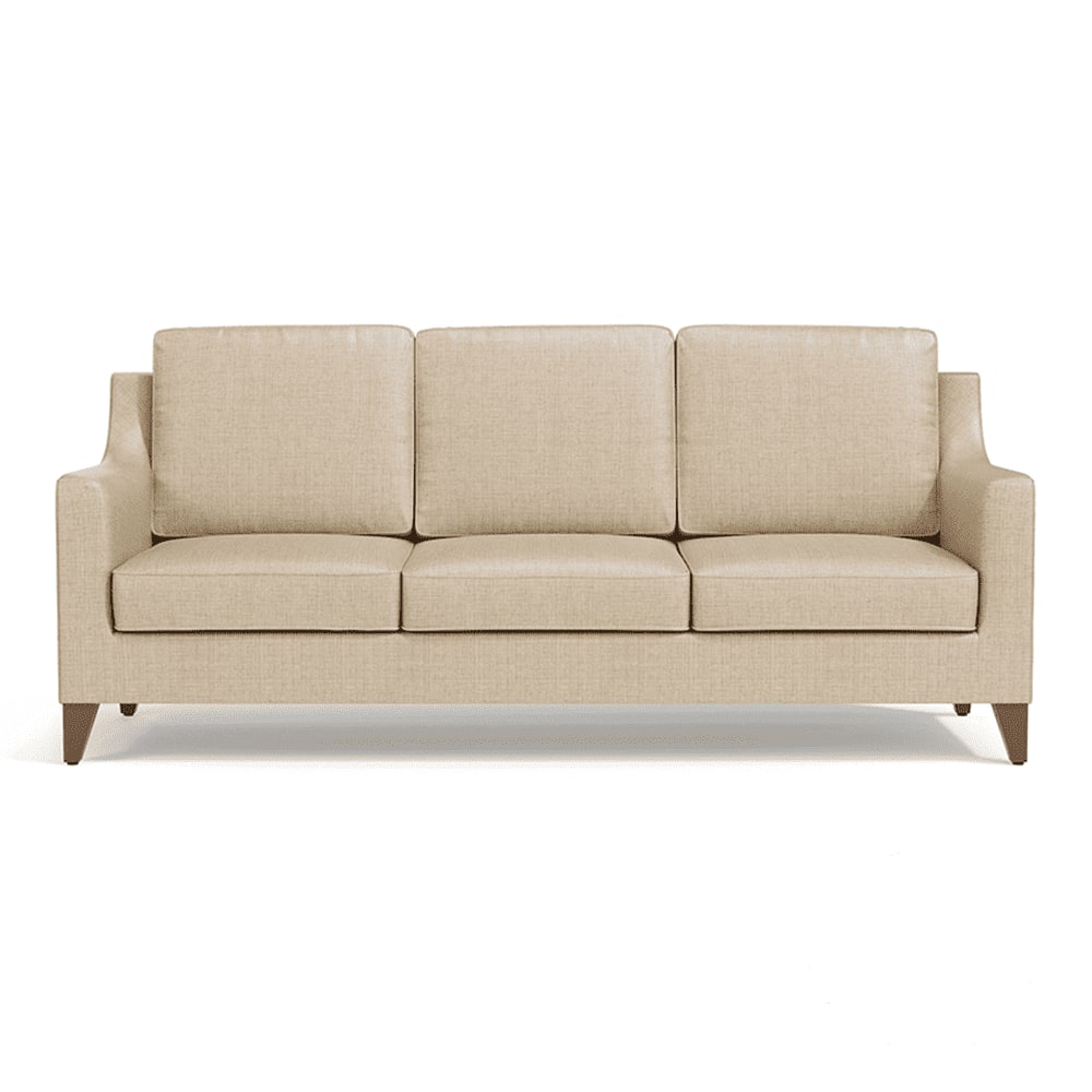 Abbey 3 Seater Fabric Sofa in Pearl Colour