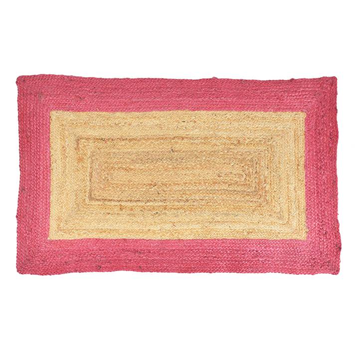 Jute Hand Braided Rectangular Rug
