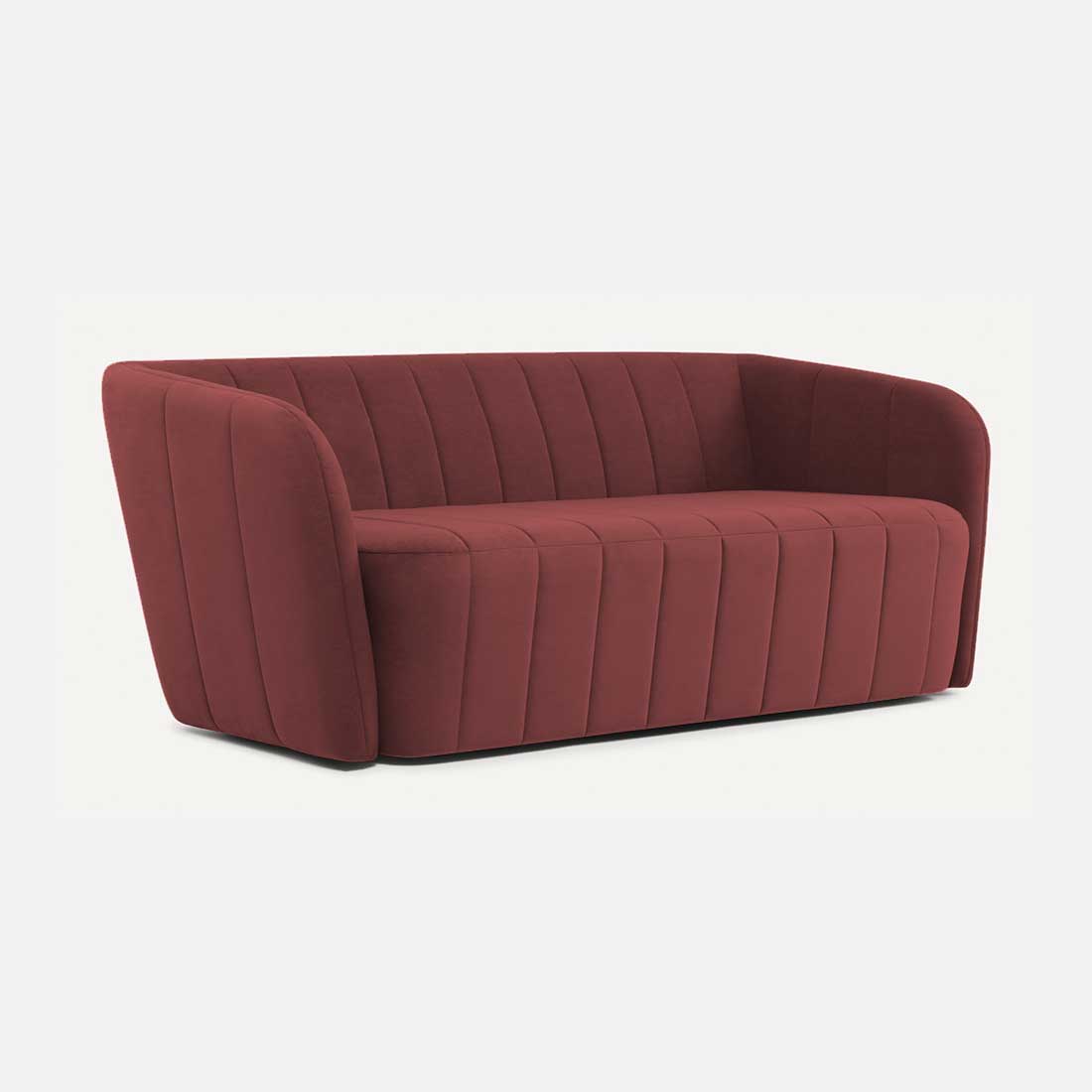 Candler Fabric Sofa (Pink)