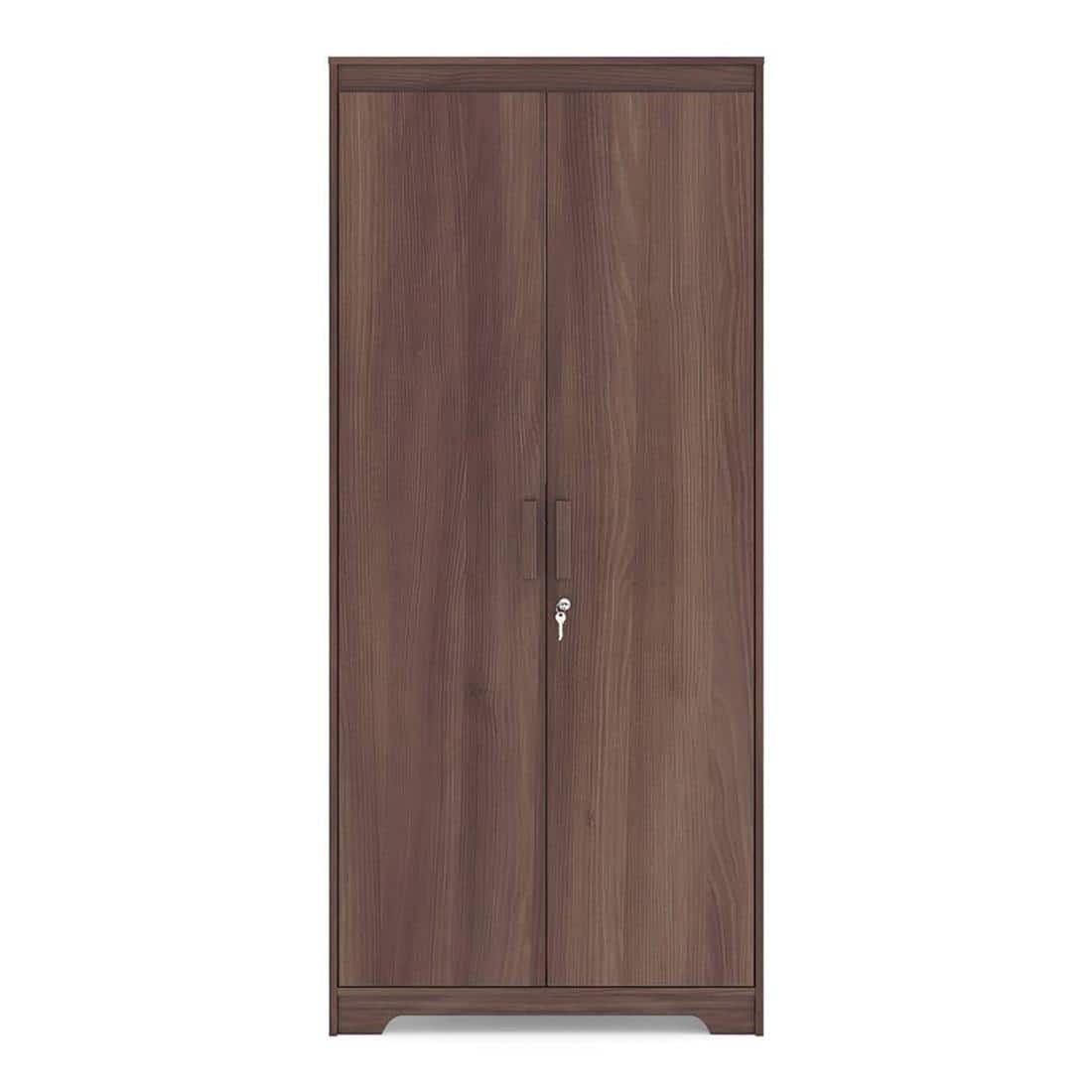 Hilton 2 Door Wardrobe With Lock in Chestnut Acacia Finish