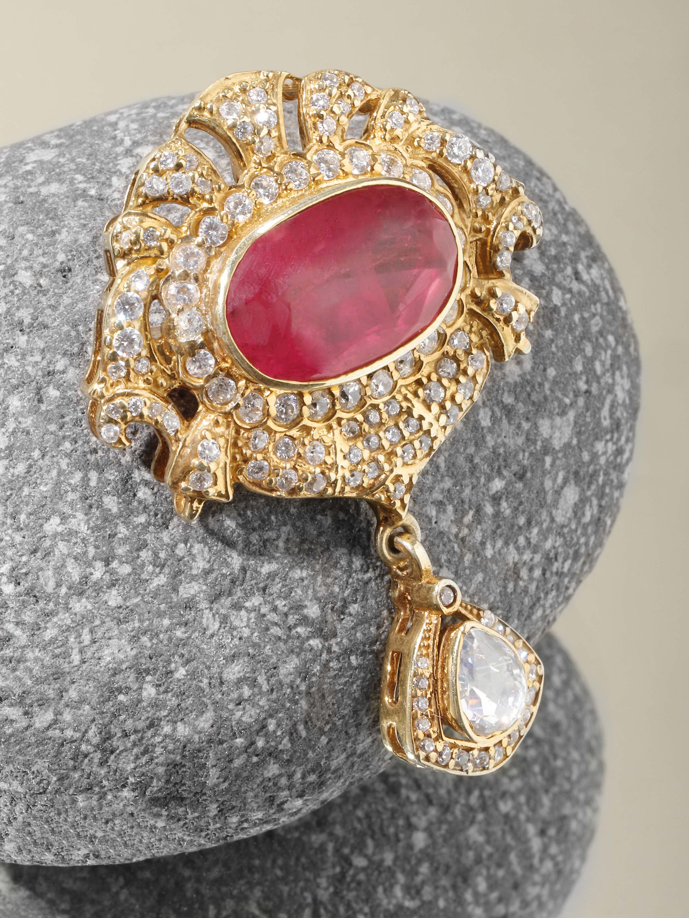 Lifestyle view of Silver Smithing Brooch Pin