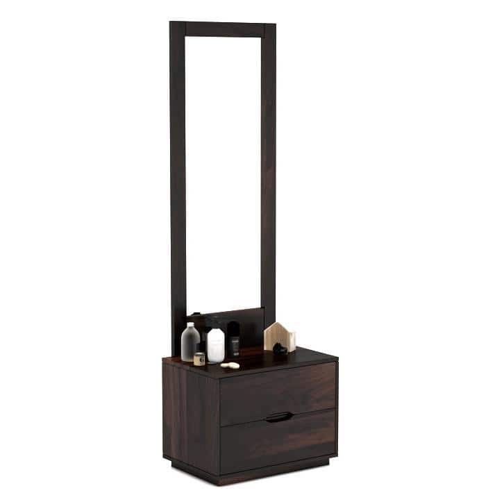 Zephyr Solid Wood Dressing Table in Mahogany Finish