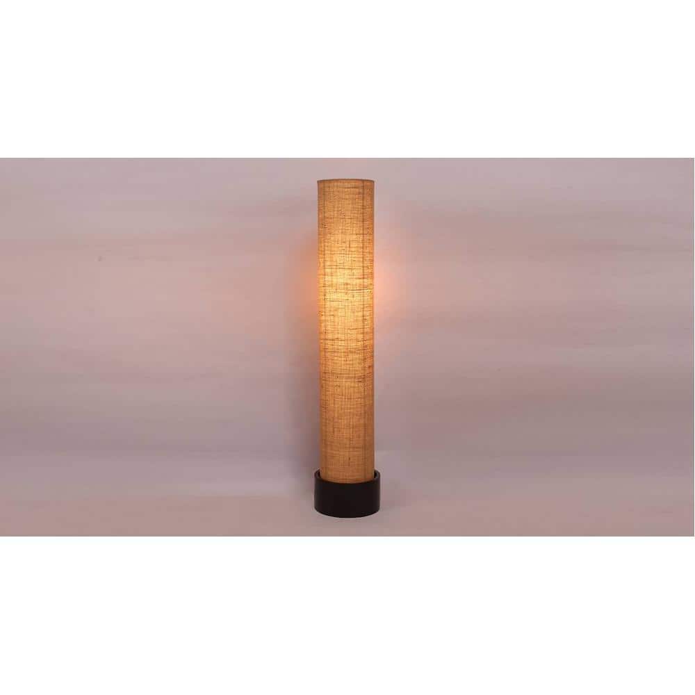 Cerys Beige Cotton Shade Floor Lamp