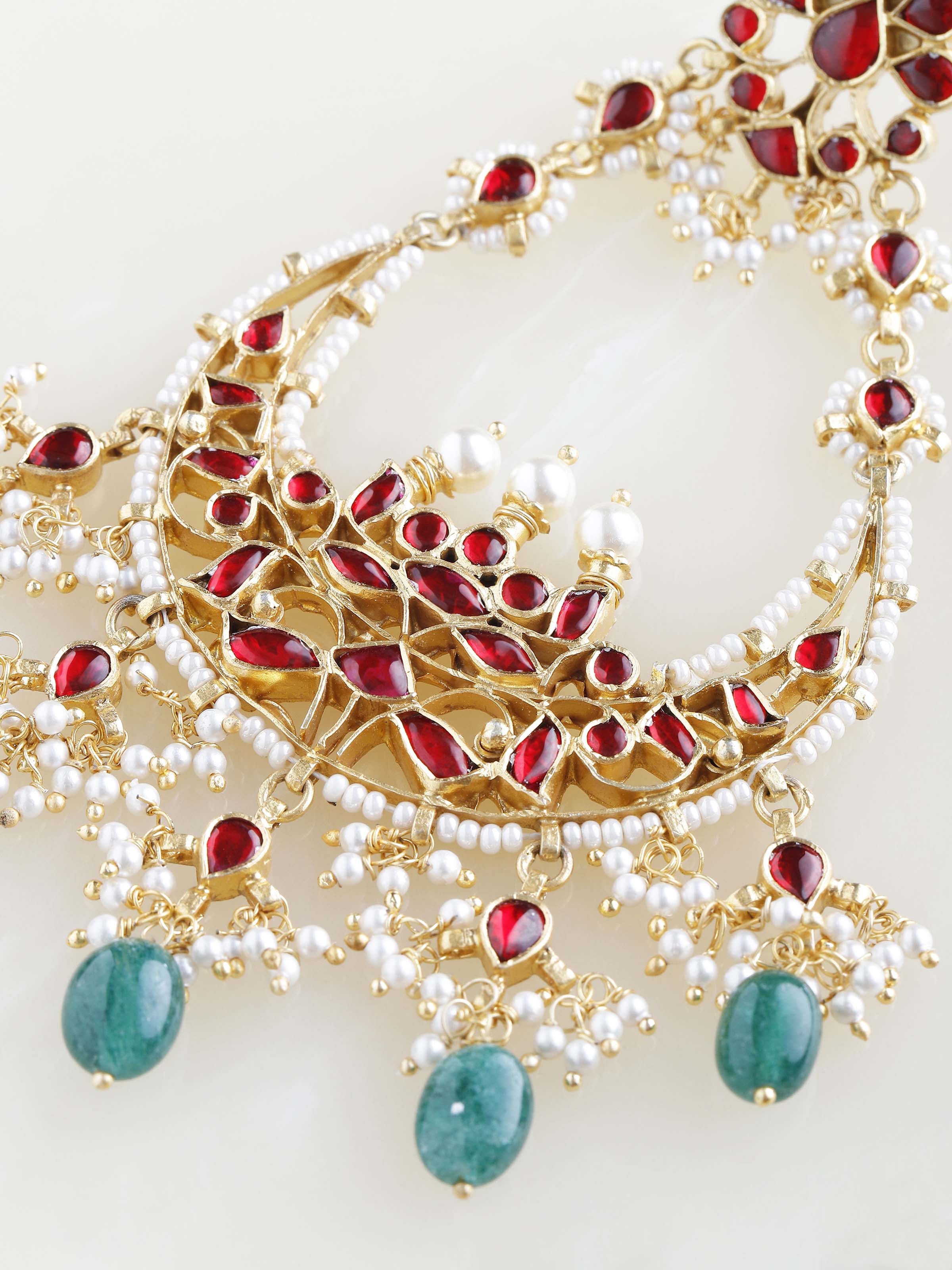 Lifestyle view of Silver Smithing Chandbalis