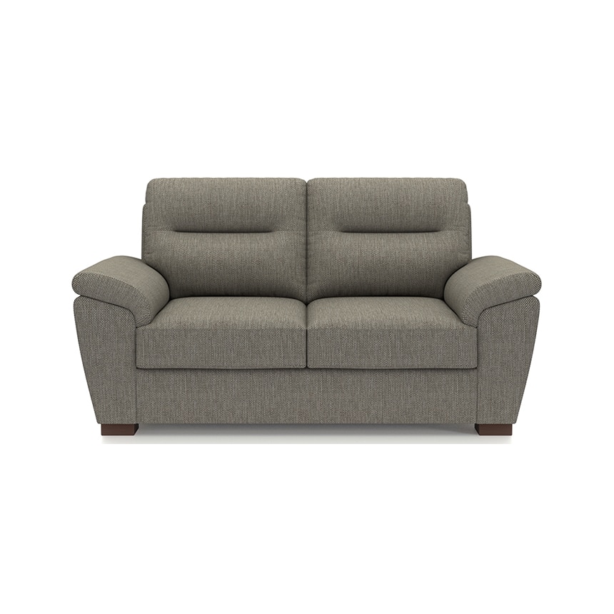 Adelaide Premium 2 Seater Fabric Sofa in Mist Brown Colour - Urban Ladder