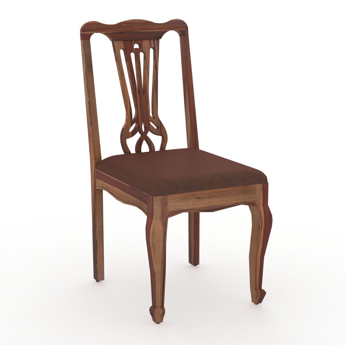 James Solid Wood Dining Chair in Urban Teak Finish