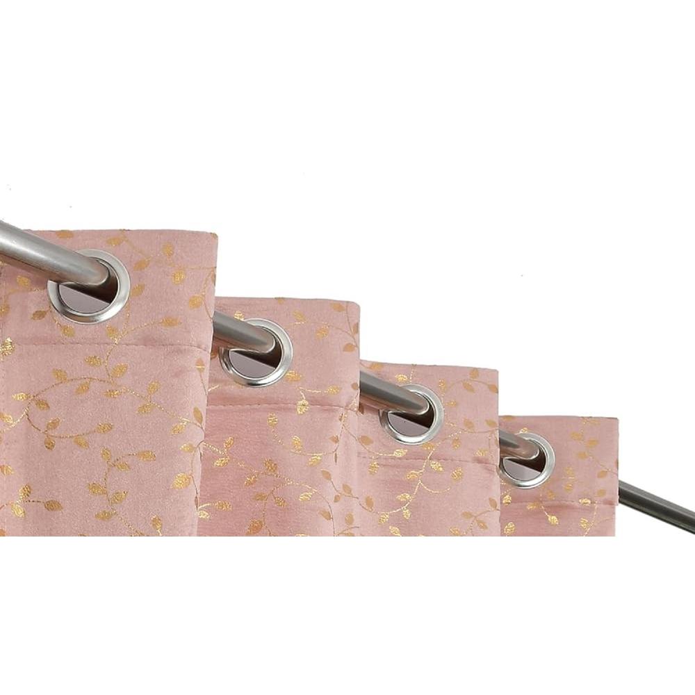 Jasmin Pack of 2 Blackout Door Curtain