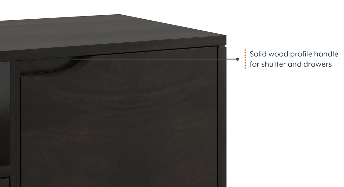 Zephyr Large TV Unit in American Walnut Finish