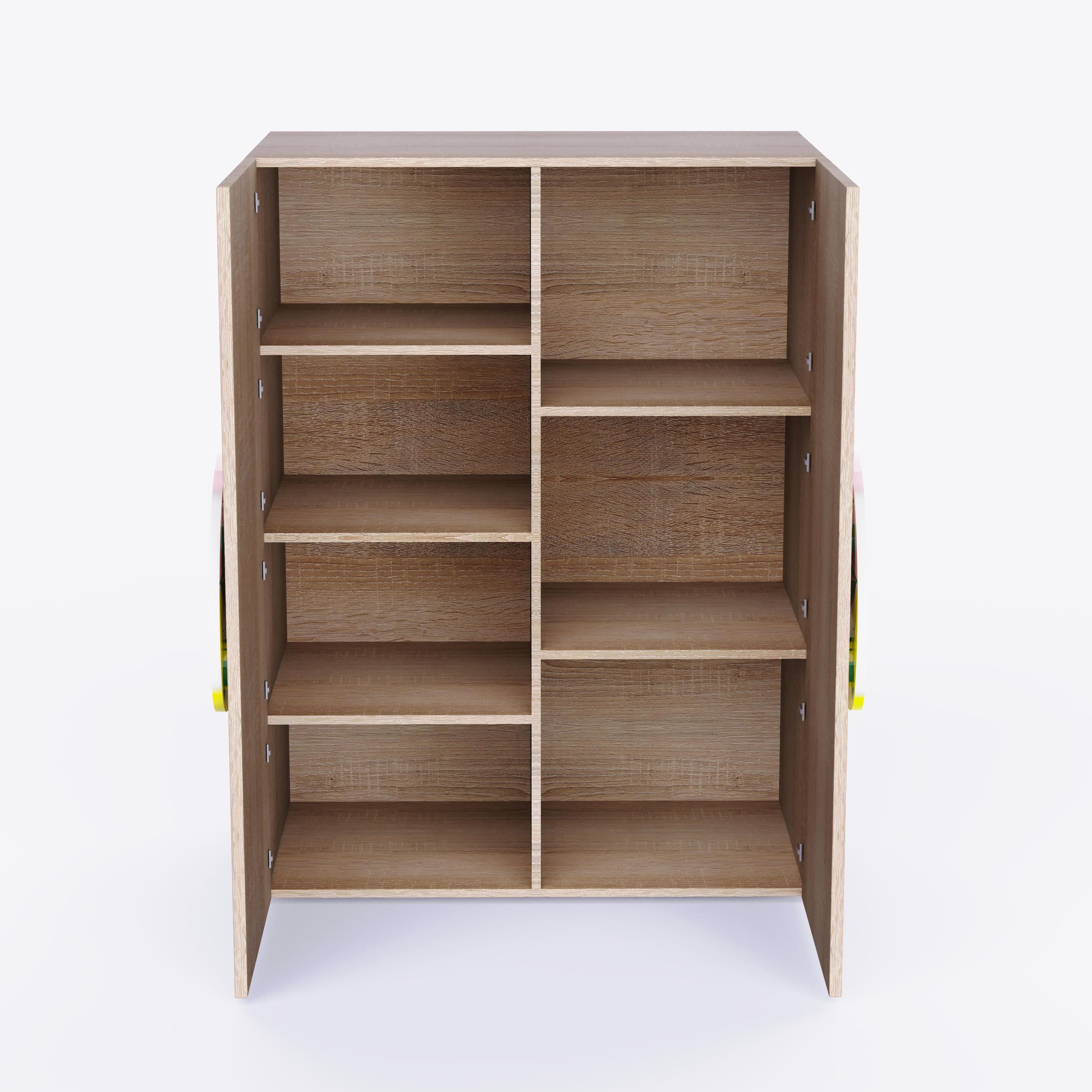Fly Away Cabinet Storage In Oak Colour