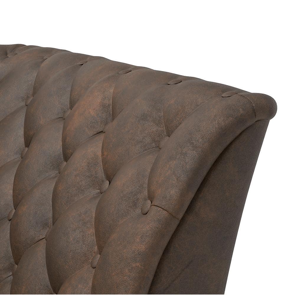 Weston 3 Seater Luxury Italian Leather Sofa In French Roast