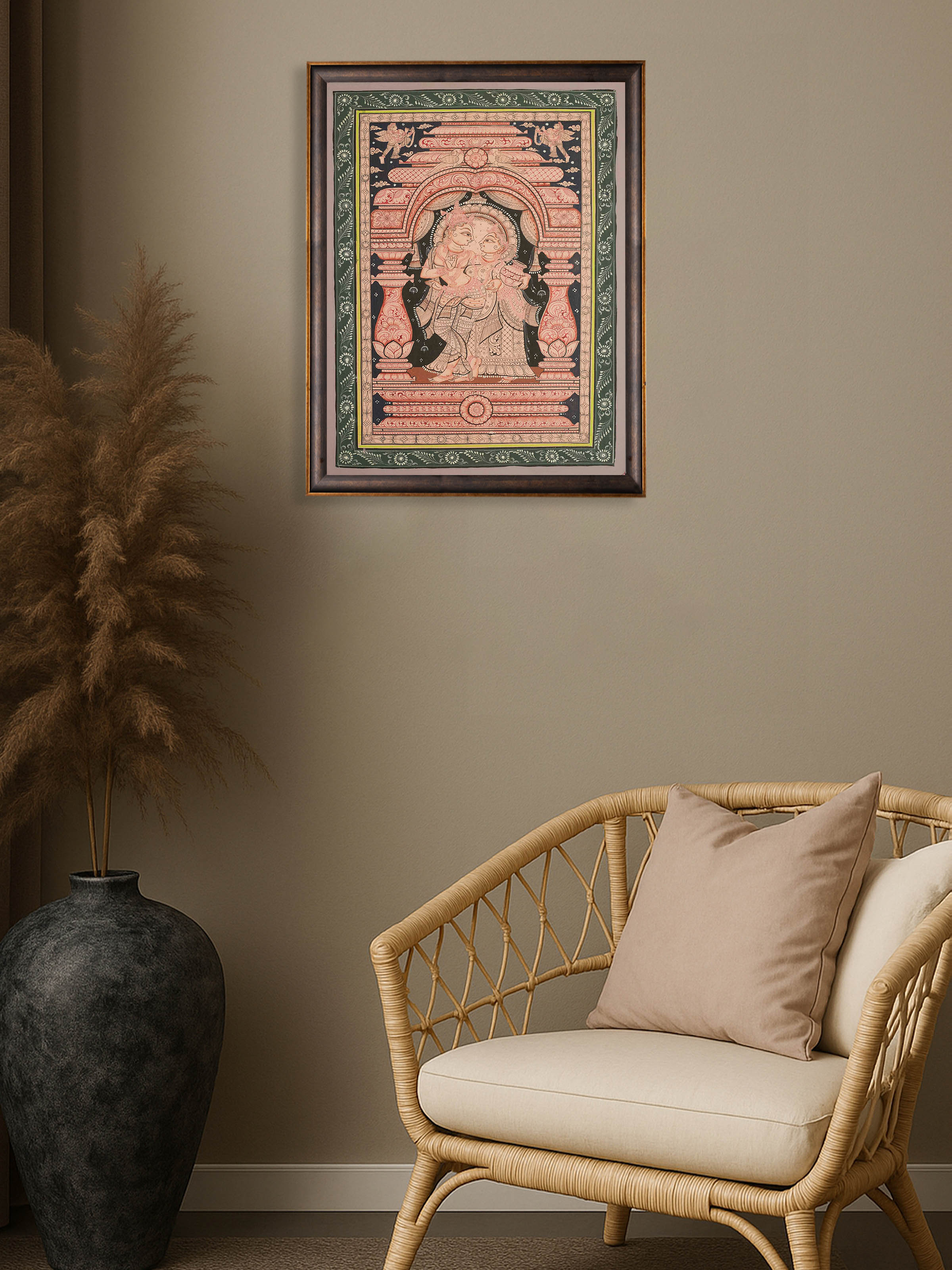 Radha Krishna Patachitra Painting