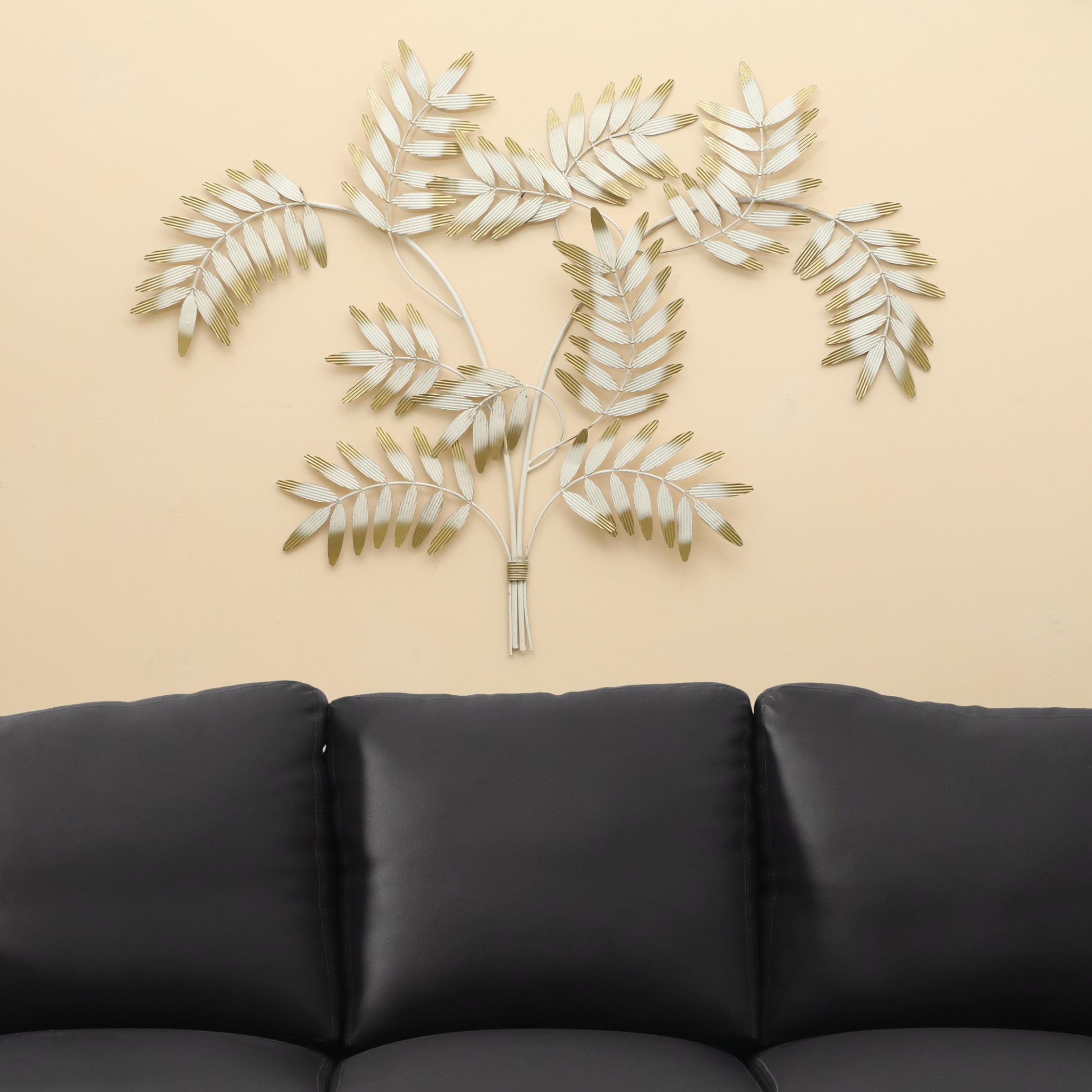 W-Ella Abstract Metal Wall Decor in Multicolor Set of 1