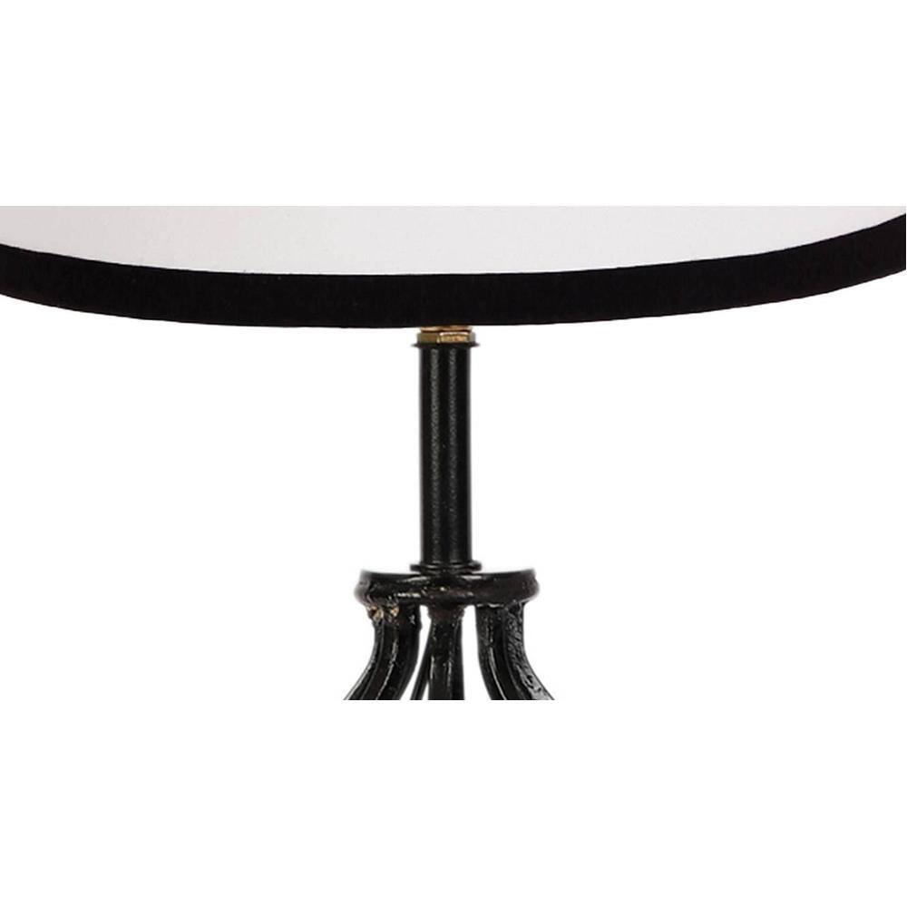 Dream Multicolor cotton Table lamp with Iron Base