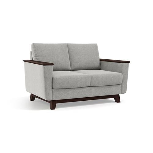 Corby Essential 2 Seater Fabric Sofa in Vapour Grey Colour