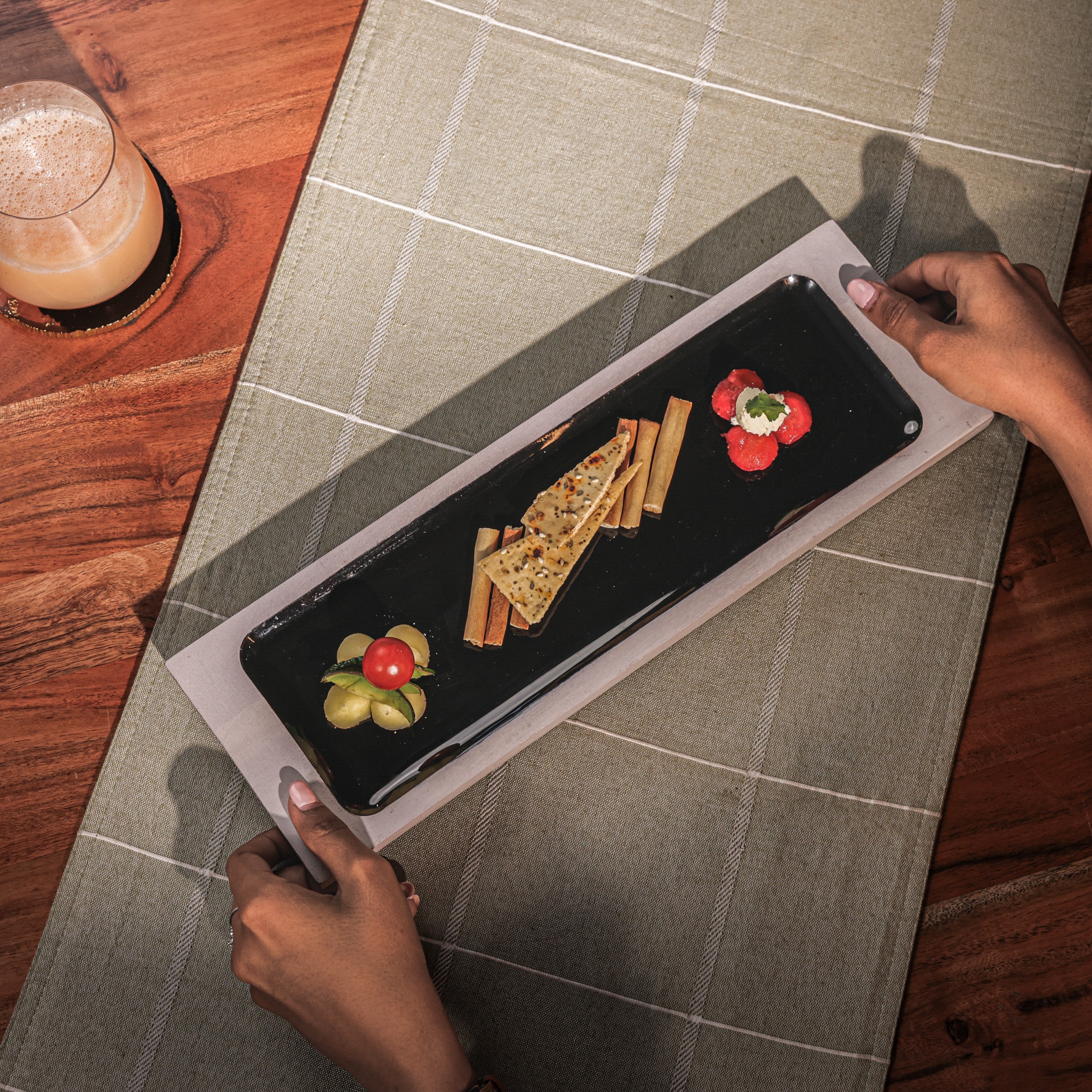 Ireka Home Tray Cool Serving Platter – Long Design - Ireka Homes