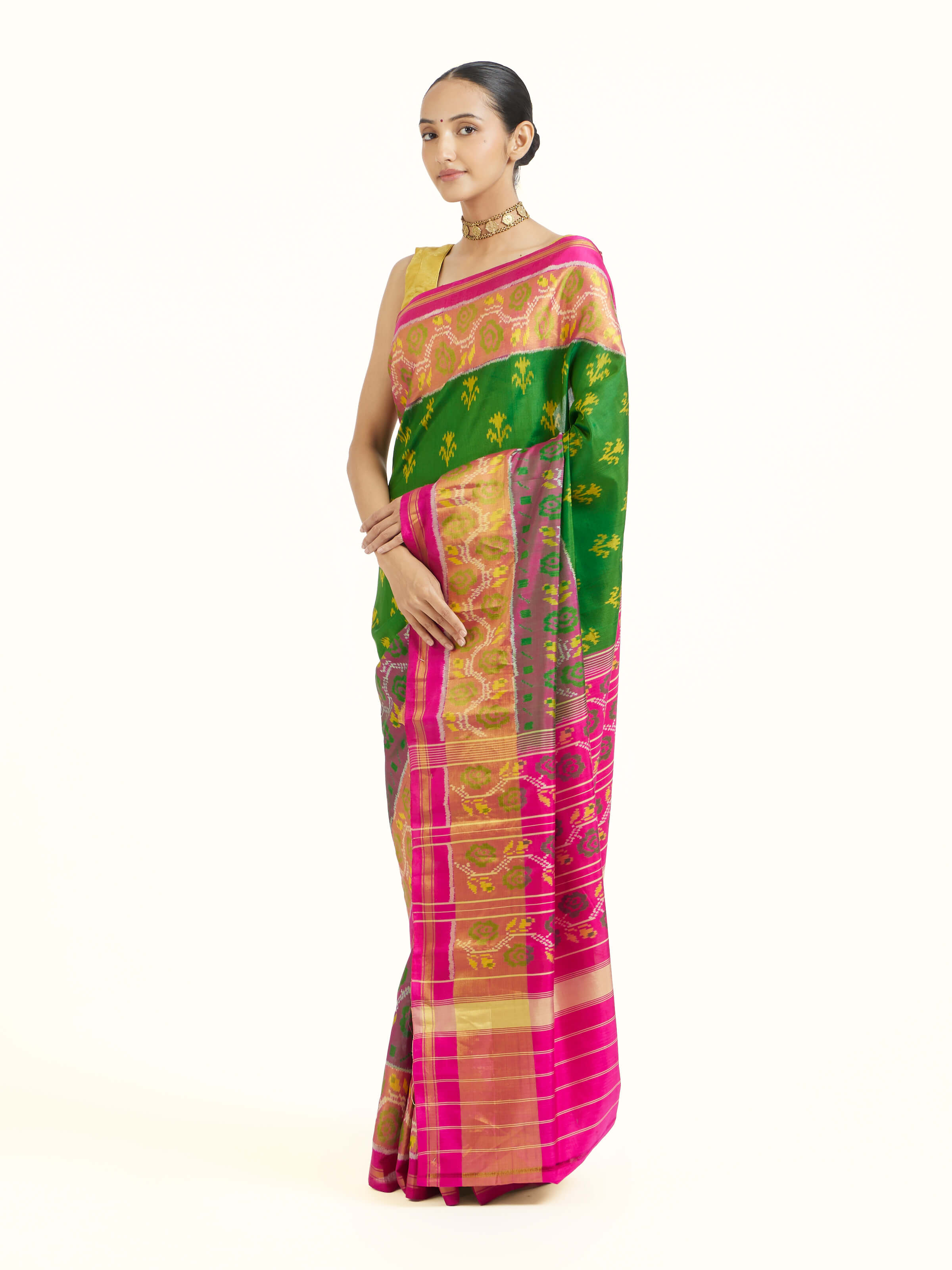 Rajkot Patola Ikat Saree
