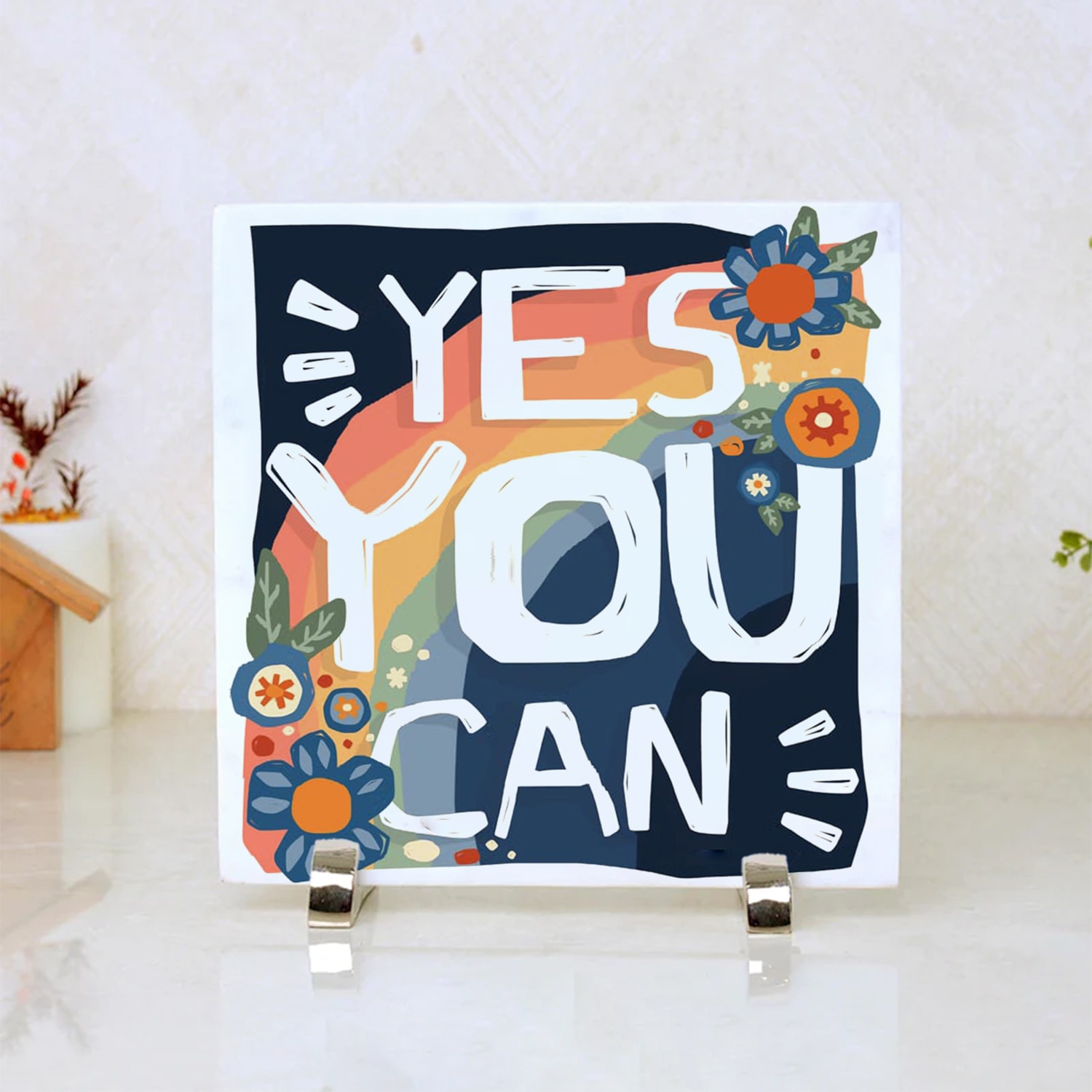 Yes You Can!  Marble Showpiece - Posh N Plush