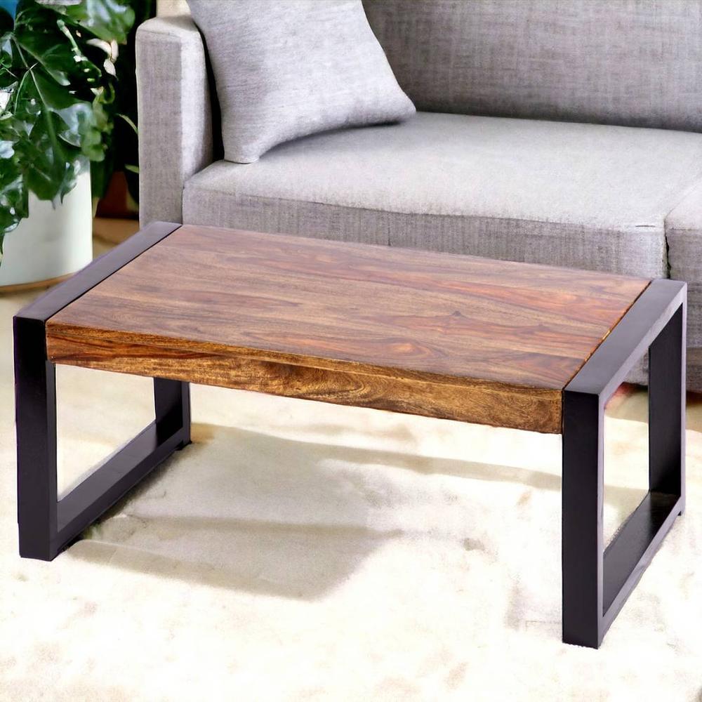 Hamstreet Sheesham Wood Coffee Table In Teak Finish