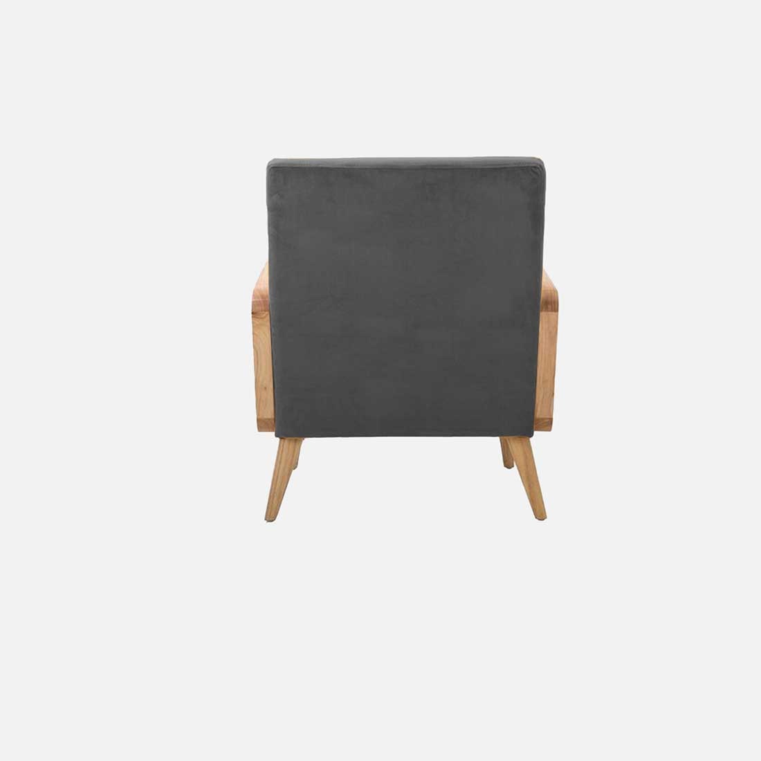 Evant Ratan Accent Chair in Dark Grey Colour