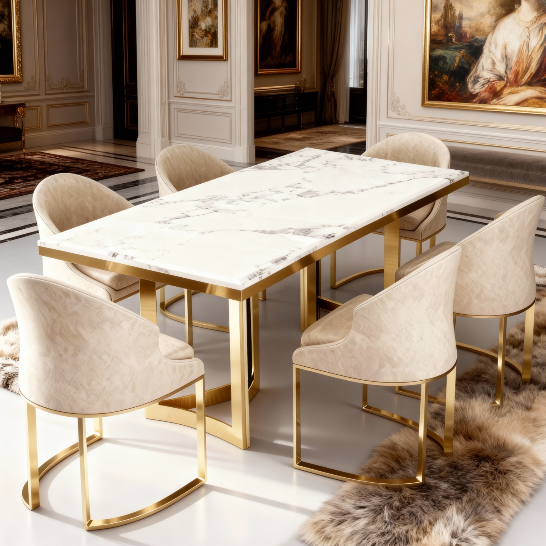 Amalgam Dining Table Set