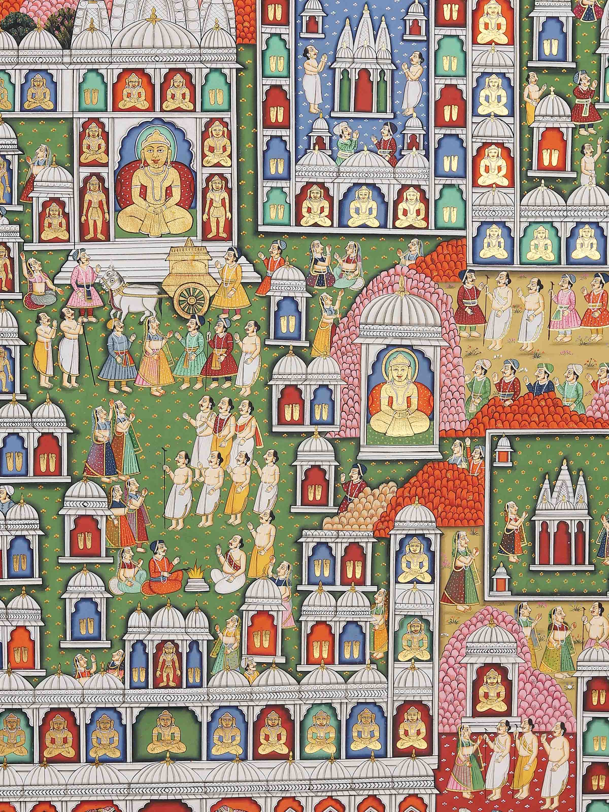 Palitana Pat Pichwai Painting