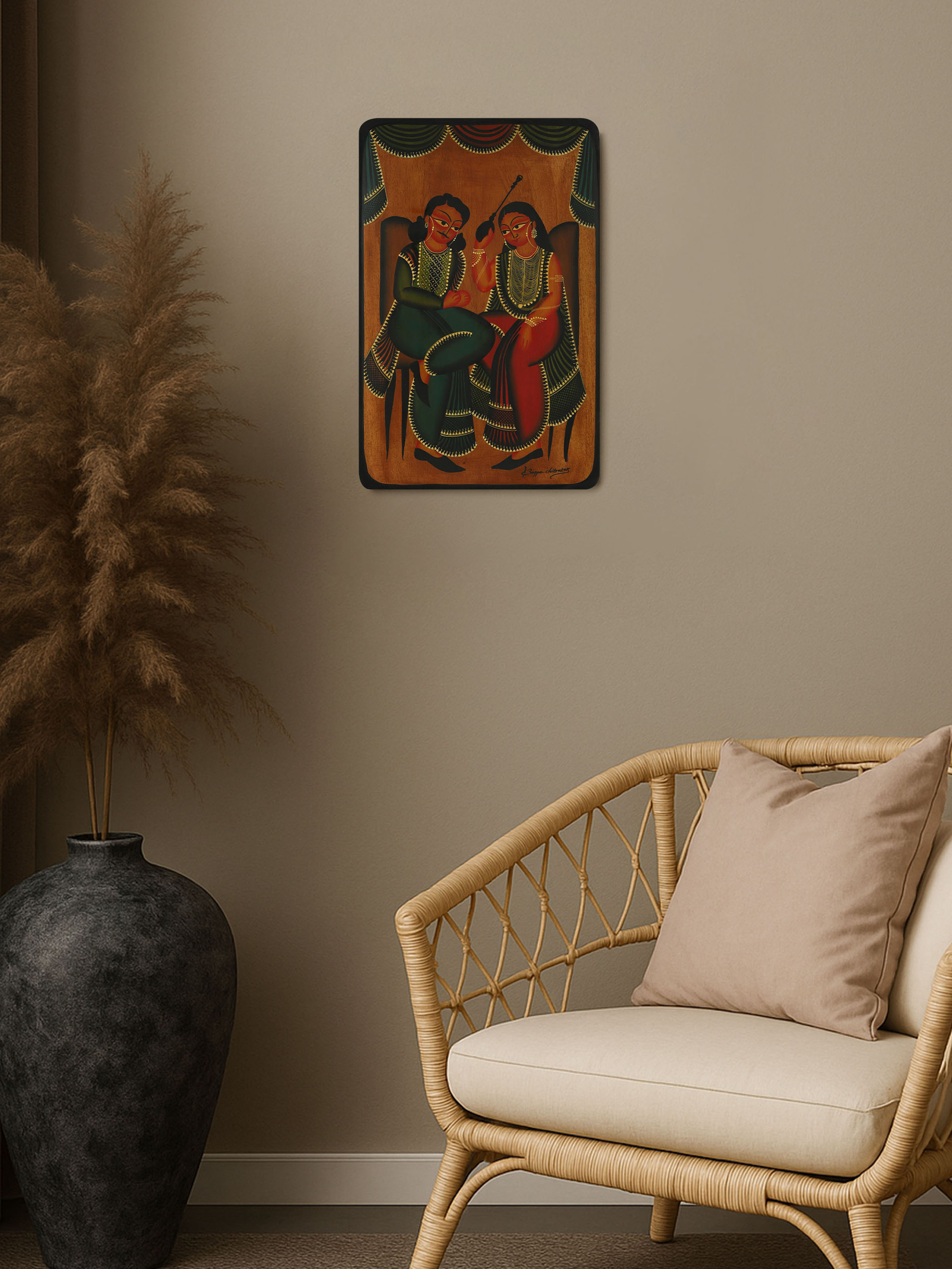 Lifestyle view of Babu Bibi Small Display Plate