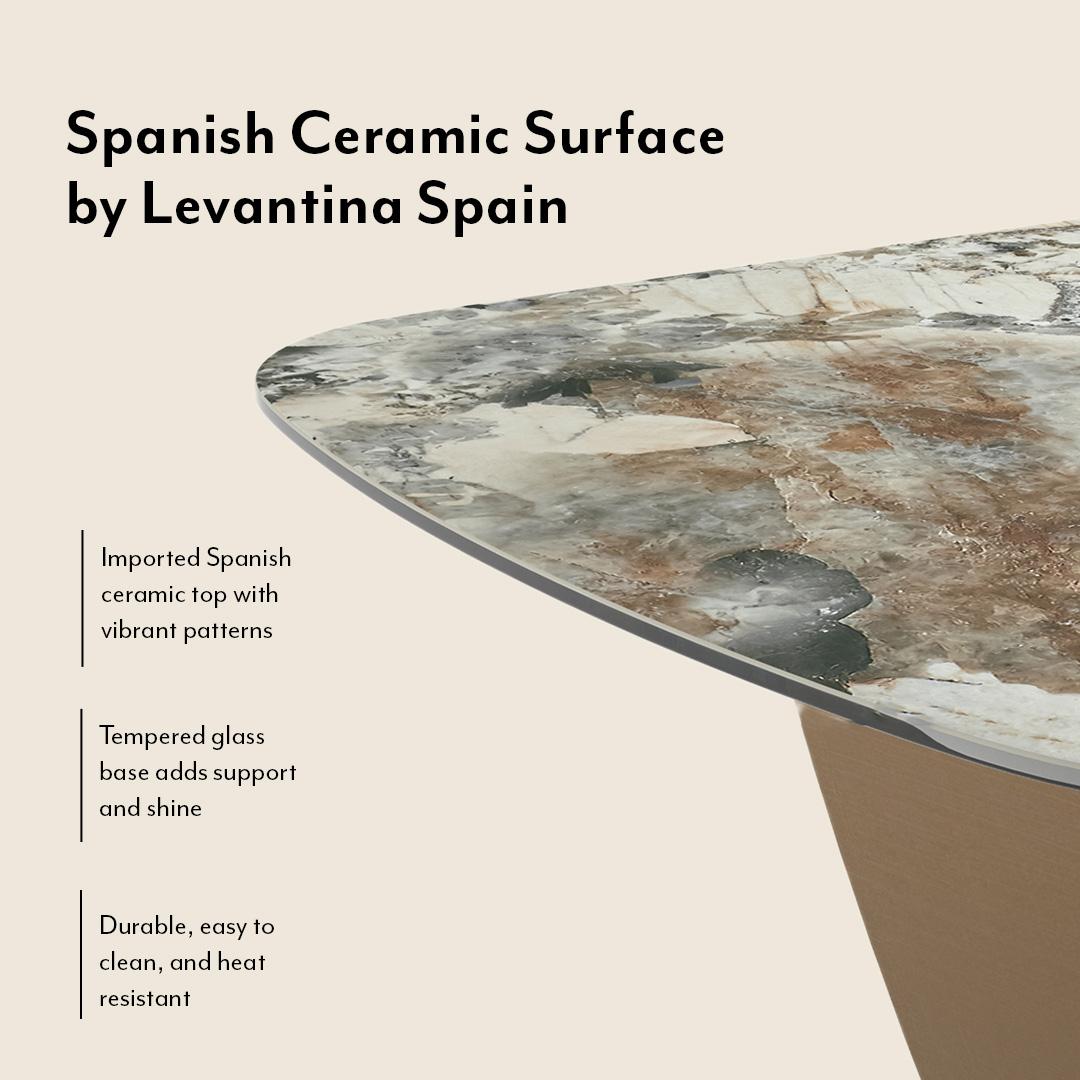 Paloma 6 Seater Spanish Ceramic Dining Table