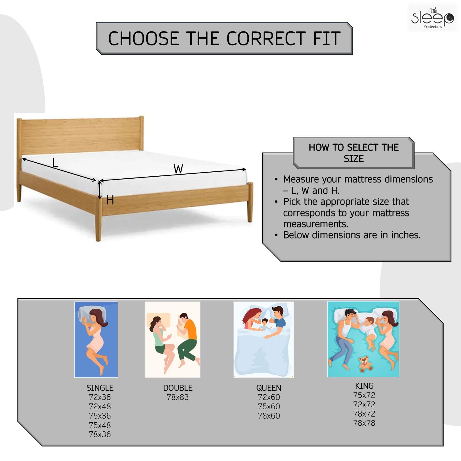 Premium Jacquard Polyester Waterproof Mattress Protector for Single Size In Light Brown Colour 78x36