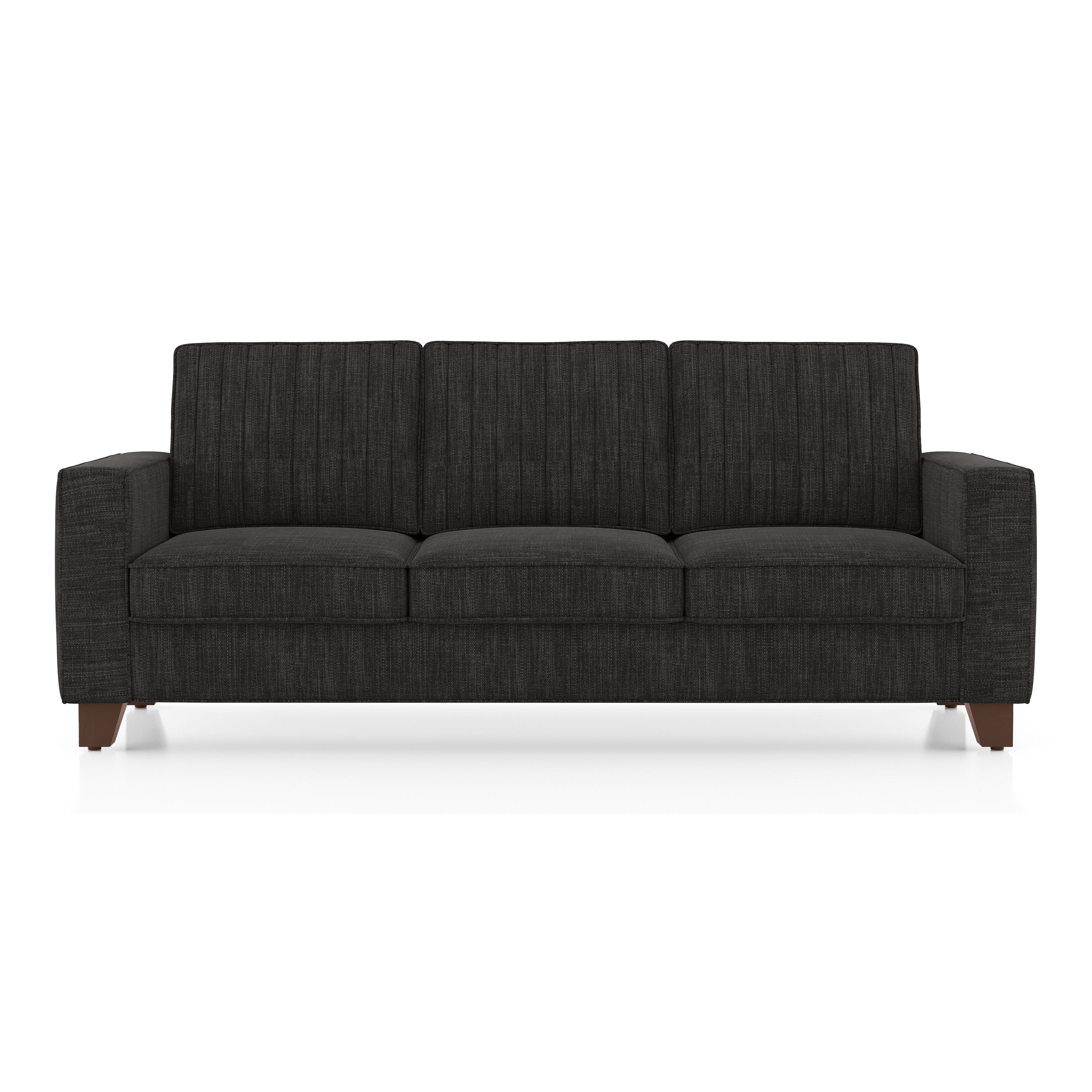 Apollo Neo 3 Seater Fabric Sofa in Graphite Grey Colour (Back Height : Regular, Cushion Type : Soft)-image-44