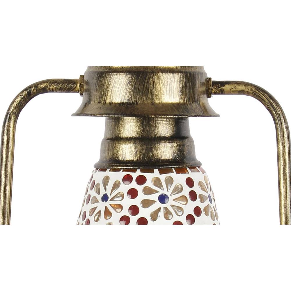 Gwendolyn Multicolor Metal Wall Mounted Lantern Lamp