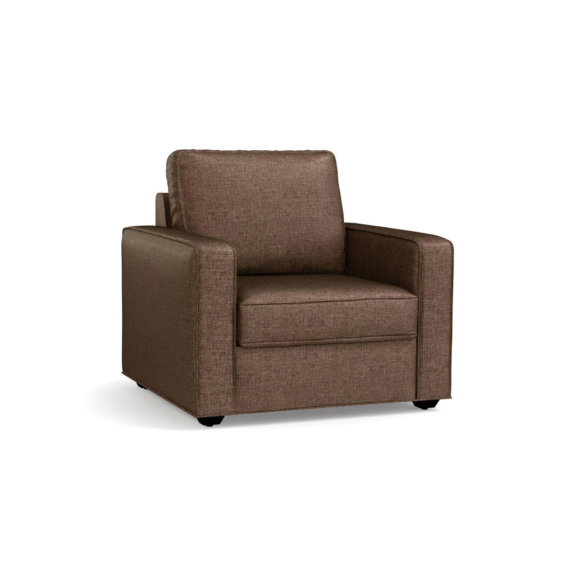 Apollo Compact 1 Seater Fabric Sofa